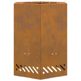 Smokeless Fire Pit Brown 38 x 38 x 51 cm Weathering Steel 858985