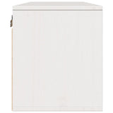 Wall Cabinets 2 pcs White 45x30x35 cm Solid Pinewood 813438