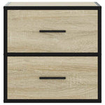 ZNTS Wall-mounted Bedside Cabinet Sonoma Oak 40x31x39.5 cm 848726