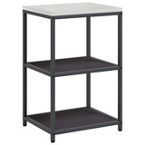 Kitchen Storage Set HATTEM 2 pcs Black Cold-rolled Steel 3392687
