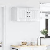 Wall Cabinet LUCCA 2 pcs High Gloss White 40 x 31 x 40 cm 884883