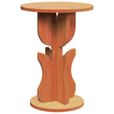 Coffee Table Wax Brown 39.5 x 39.5 x 53.5 cm Solid pine wood 873558