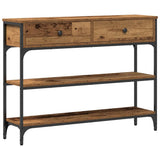 Console Table Old Wood 100 x 25 x 75 cm Engineered Wood 863511