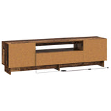 LED TV Cabinet Old Wood Engineered Wood 896033
