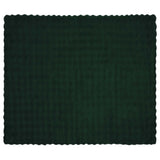 Anti-Slip Faux Rabbit Fur Blanket Olite Dark Green 240 x 270 cm 42021820