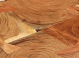 Coffee Table 36 cm 4 Trunks Solid Wood Acacia 353301