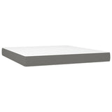 Pocket Spring Bed Mattress Medium Dark Grey 183x213x20 cm California King 347895