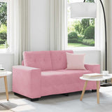 Sofa Pink 160 x 77 x 82 cm Fabric 4105113