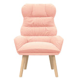 Armchair Pink 69 x 74 x 93 cm Sherpa Fabric 42001882
