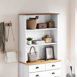 Hutch ASKIM 91 x 30 x 104 cm Solid pine wood 4105426
