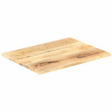 Table Top Solid Mango Wood 25-27 mm 90x70 cm 286029