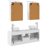 Bathroom Cabinet Set 5 pcs White 50 x 14.5 x 70 cm 3406679