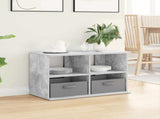 TV stand with Drawer Concrete Grey 79 x 40 x 48 cm 8000463