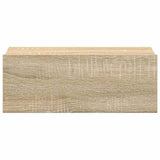 800313 Floating Nightstands 2 pcs Sonoma Oak 40x30x15 cm Engineered Wood