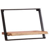Wall Shelves 5 pcs Solid Wood Acacia 373633