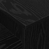 Console Table Black Oak 91.5 x 35 x 38.5 cm Engineered Wood 891161