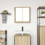 Bathroom Wall Cabinet with Mirror Sonoma Oak 60x21x60 cm 861898