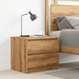 ZNTS Bedside Cabinet Artisan Oak 50x40x43.5 cm Engineered Wood 856520