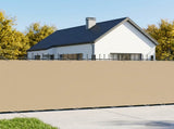 Balcony Privacy Screen 150 x 800 cm Polyester Beige 42036452