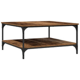 Coffee Table Old wood 80 x 80 x 40 cm Engineered Wood 883497