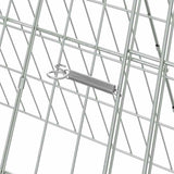 Rabbit Cage Silver 430 x 55 x 55 cm Galvanised Steel 42019226