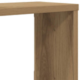 Wall Cube Shelves 4 pcs Artisan Oak 100x15x30 cm Engineered Wood 856585