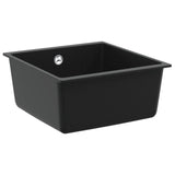 Sink Black 430 x 460 mm 80% Quartz and 20% Resin 42028420