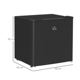 46 Litre Table Top Mini Fridge, Small Fridge with Ice Box, Reversible Door, Adjustable Temperature T3398P344702
