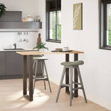 Bar Table Legs U-Shaped 2 pcs Natural Steel 60x cm Steel 4013239
