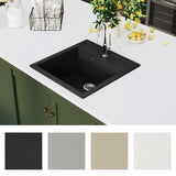 Granite Kitchen Sink Single Basin Black 142948