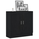 Book Cabinet Black Oak 82.5 x 30.5 x 80 cm Engineered Wood 862515