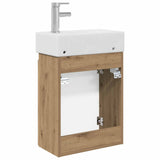 Bathroom Vanity Unit with Tap Artisan Oak 45.5 x 22.5 x 84 cm 889520