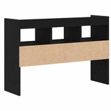 Sideboard Black Oak 105 x 30 x 70 cm Engineered Wood 862666