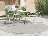 Area Rugs Round PALMERAS Green 200 CM Polyester 42022608