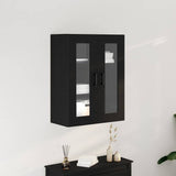Wall Cabinet Black Oak 69.5 x 34 x 90 cm Engineered Wood 862170