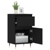 Sideboards 2 pcs Black 40x35x70 cm Engineered Wood 831135