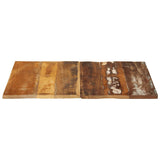 Square Table Top 70x70 cm 15-16 mm Solid Reclaimed Wood 286048