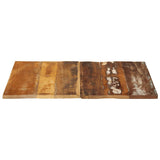Square Table Top 70x70 cm 15-16 mm Solid Reclaimed Wood 286048