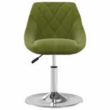 Swivel Dining Chairs 2 pcs Light Green Velvet 335285