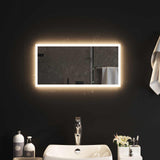 LED Bathroom Mirror Transparent 60 x 30 cm Tempered Glass 42045812