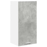 Hanging Cabinet Concrete Grey and White 40 x 31 x 80 cm 884261