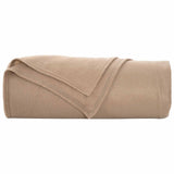 Throw Blanket Camel 350 x 270 cm Fleece 42017130