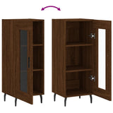 Sideboard Brown Oak 34.5x34x90 cm Engineered Wood 828819