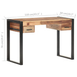 ZNTS Desk 110x50x76 cm Solid Wood 321550