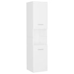 ZNTS Bathroom Furniture Set White Engineered Wood 3071513