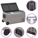Cool Box with Wheel and Handle Black&Grey 50 L PP&PE 3154656