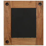 Mirror Solid Acacia Wood 50x50 cm 246307
