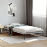 Bed Frame without Mattress Grey Sonoma 90x190 cm Single 845054