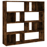 Book Cabinet/Room Divider Smoked Oak 105x24x102 cm 823250