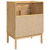 Bathroom Sink Cabinet with Door FLORO Wax brown 60 x 40 x 80 cm 42011241